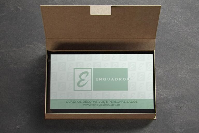 Cartão Enquadrou Frente