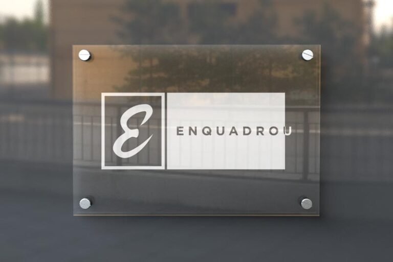 Placa de Vidro Enquadrou