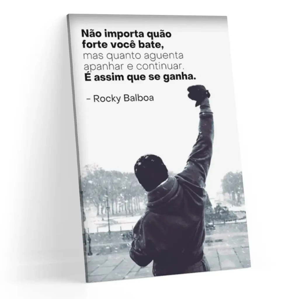 Quadro Rocky Balboa