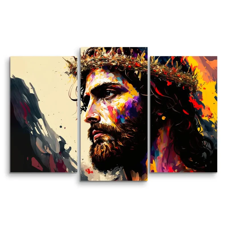 Jesus Cristo Colors - Mosaico Decorativo