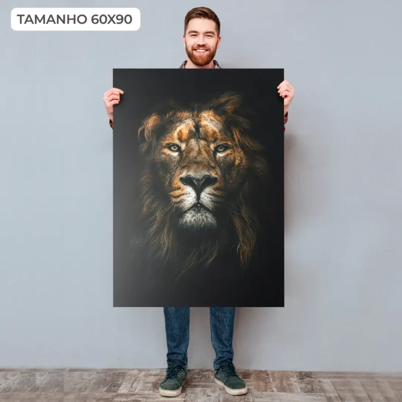 Quadro Decorativo Leão