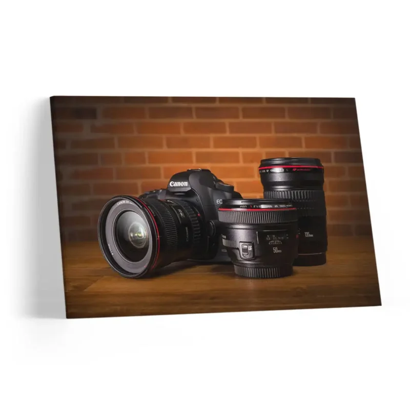 Quadro Câmera com Lentes