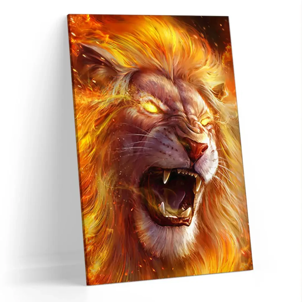 Leão em Chamas