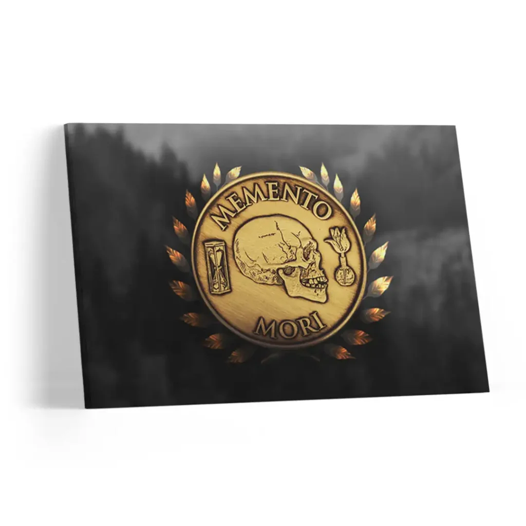 Quadro Decorativo Moeda Memento Mori