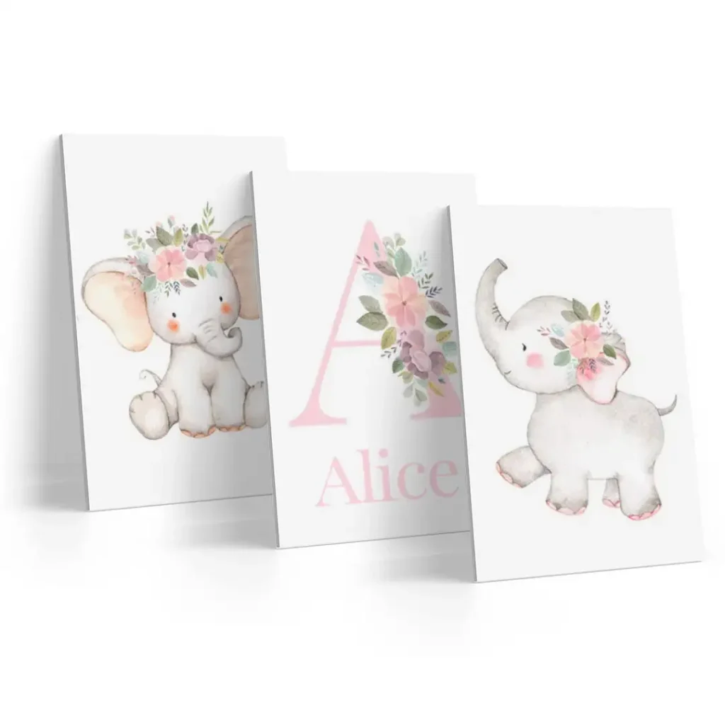 Quadro Decorativo com nome Feminino