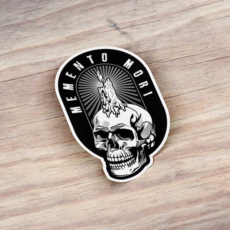 Adesivo Vinil Memento Mori