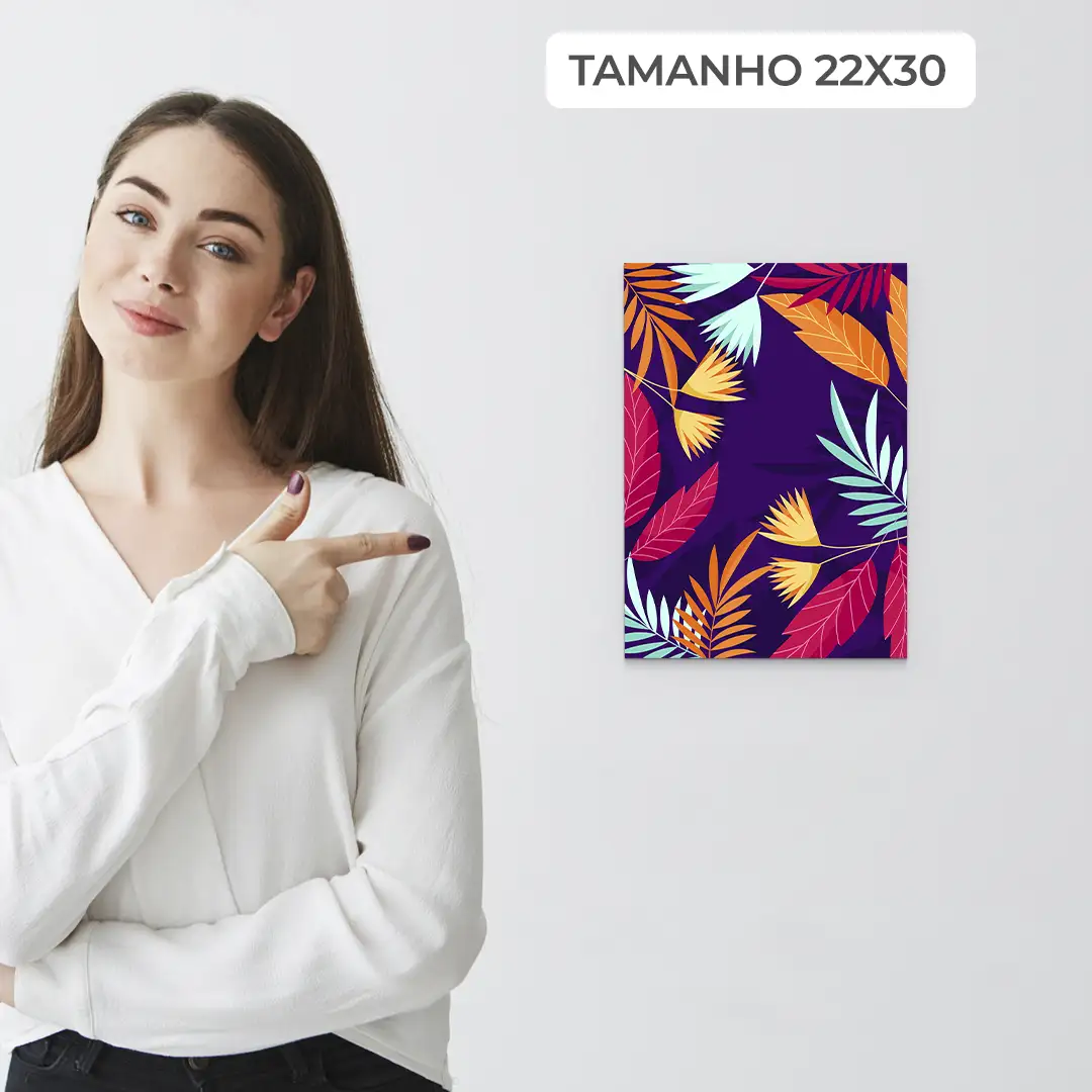 Quadro Decorativo Purple Flowers - Imagem 2