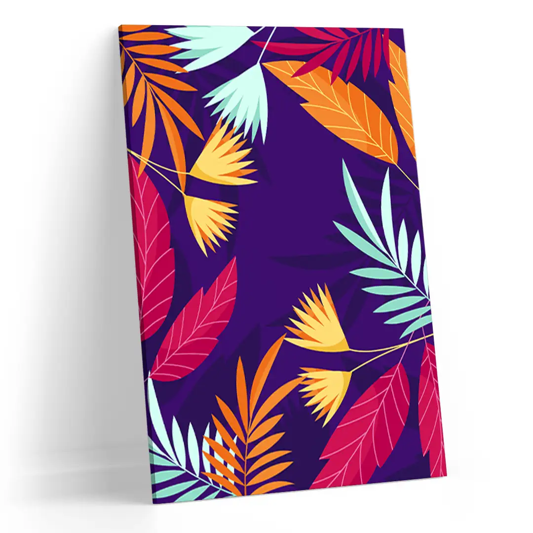 Quadro Decorativo Purple Flowers