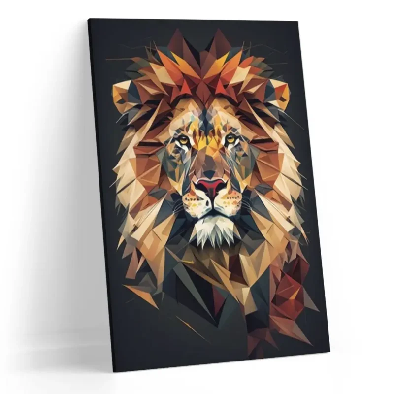 Quadro Leão Aesthetic