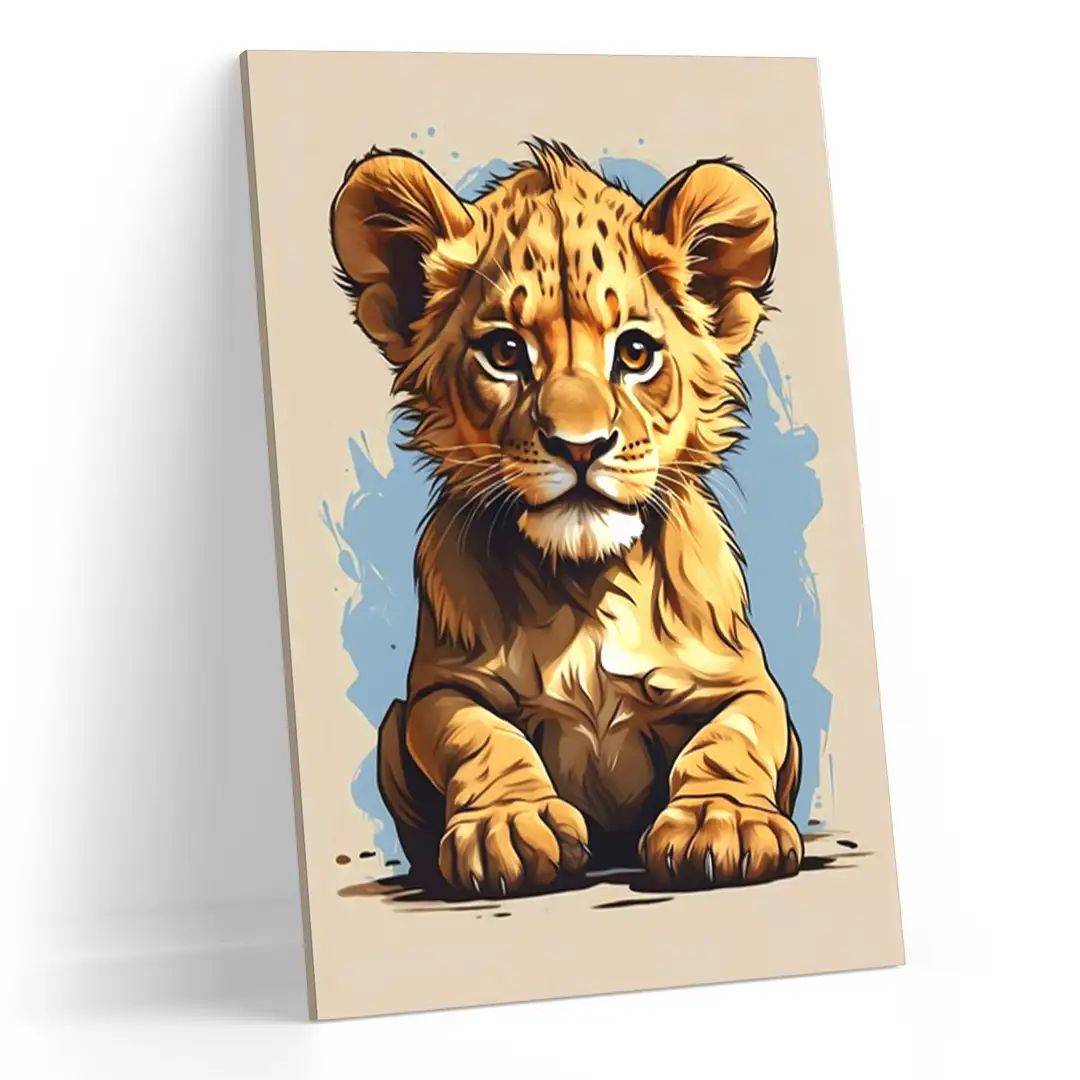 Quadro Leão Baby Infantil